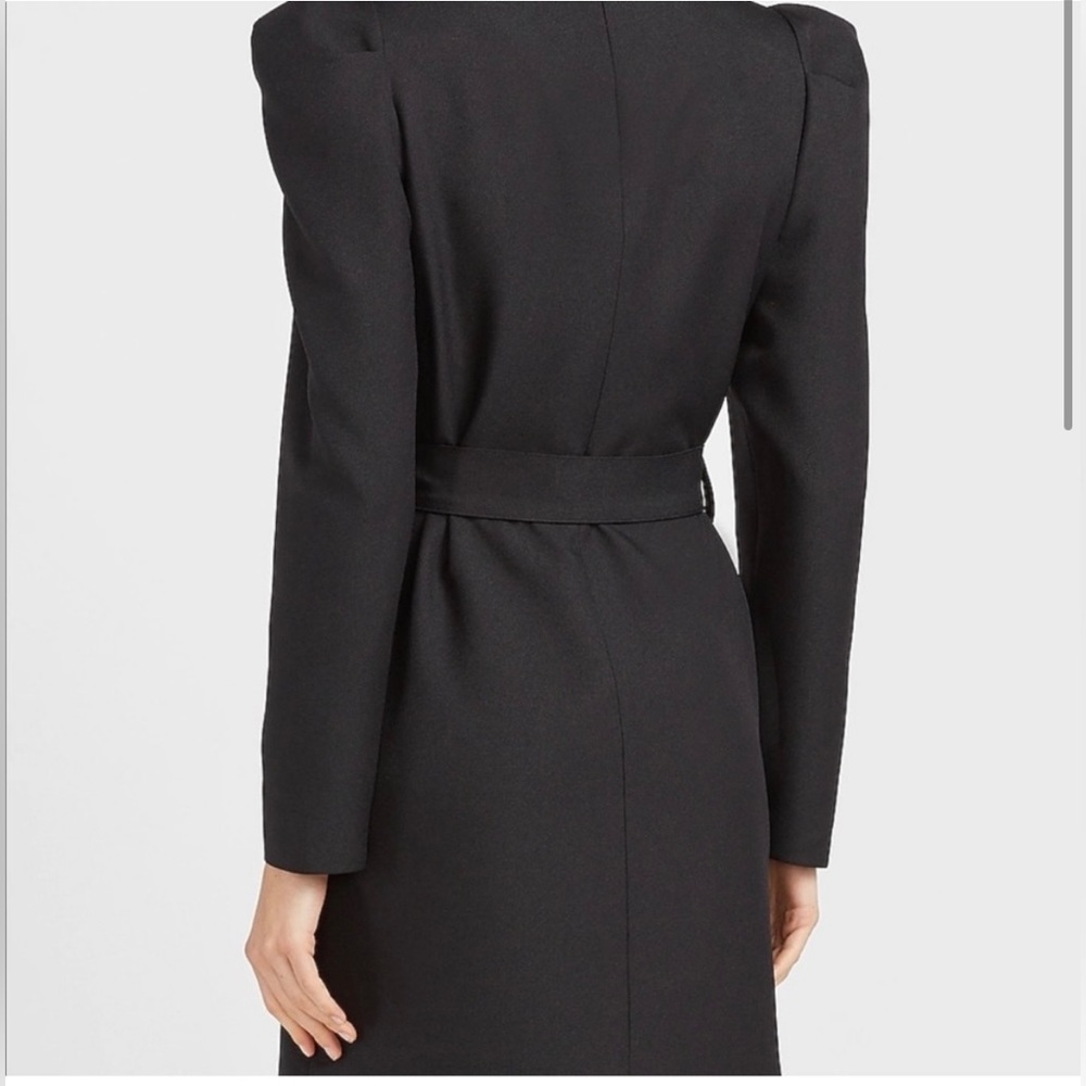 Express Black Double-Breasted Dress - Picture 2 of 9